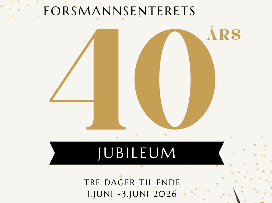Forsmannsenteret feirer 40 år med tredagers jubileum - Klikk for stort bilde